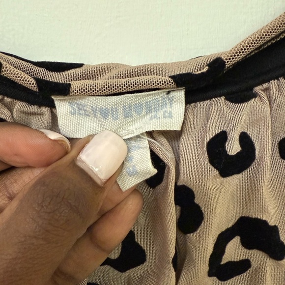 See you Monday/ Dress/ Size M -Leopard Print Spaghetti Strap Dress - Picture 5 of 5